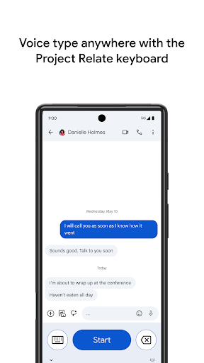 Screenshot of Project Relate