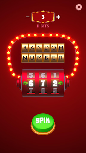 Android application Random Number Generator 3D RNG screenshort
