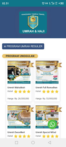 Program Umroh Khazzanah Tours Screen 2