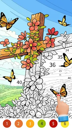 Game screenshot Bible Color Paint By Number mod apk