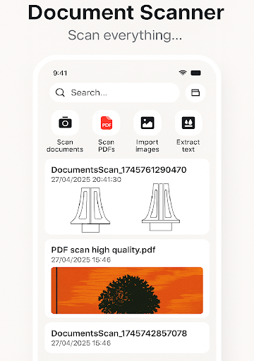 Vista previa de la aplicación