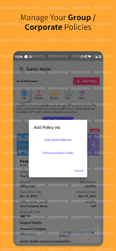 Surety Wallet Screen 3
