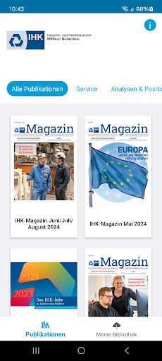 Android application IHK Mittlerer Niederrhein screenshort