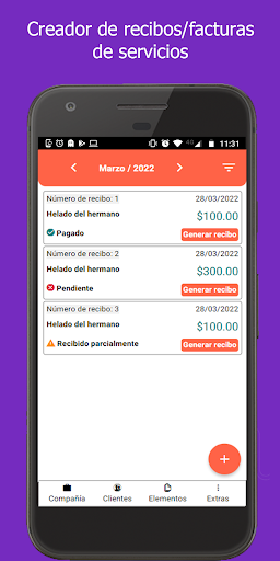 Vista previa de la aplicación