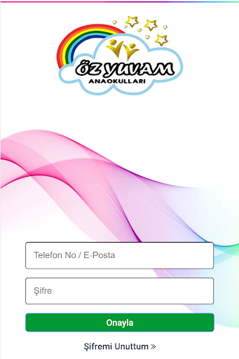 Android application Öz Yuvam Anaokulları screenshort