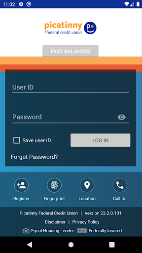 Android application PFCU Mobile screenshort