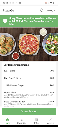 Pizza Go Screen 2