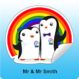 Gay Stickers - Mr & Mr Smith icon