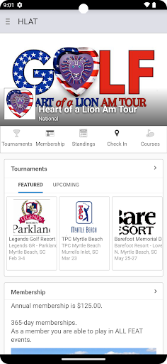 Android application Heart of a Lion Am Tour screenshort