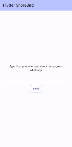 Android application ShoreBird Qara screenshort