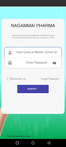 Android application NP Order screenshort