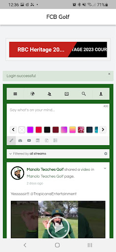 FCB Golf Screen 2