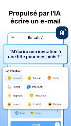 Aperçu de l'application