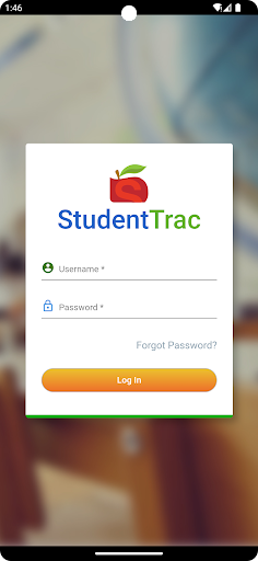 Android application StudentTrac screenshort