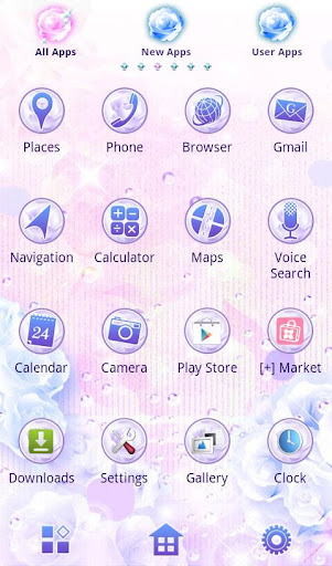 Beautiful Theme-Sparkle Drops- Screen 2
