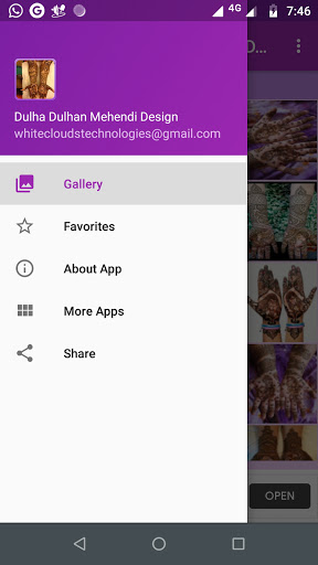 Android application Dulha Dulhan Mehendi Design screenshort