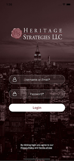 Android application Heritage Strategies screenshort