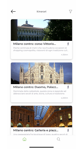 Milan Guida Verde Touring Screen 2