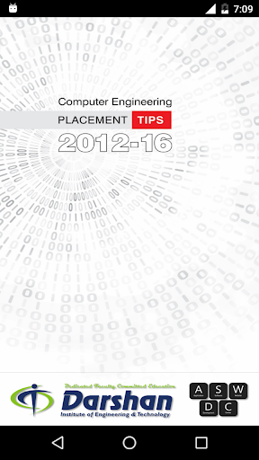 Android application Placement Tips for BE (CE/IT) screenshort