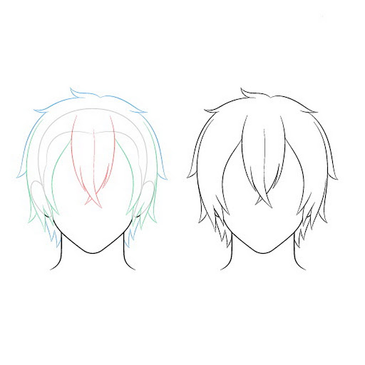 Download Draw hair in anime style Free for Android - Draw hair in anime  style APK Download 