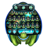 alien ufo keyboard space green icon