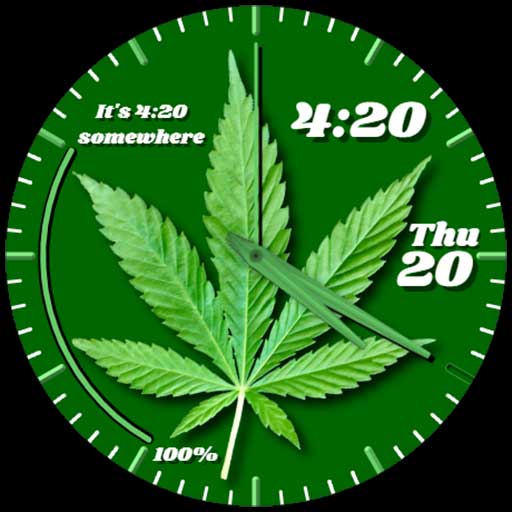 RB420 Marijuana Watchface logo