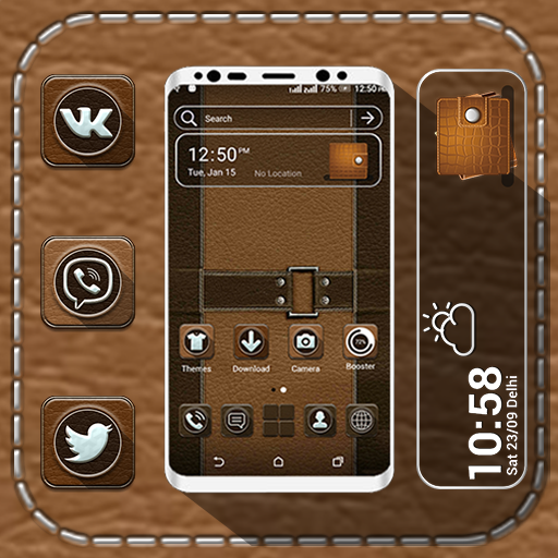 Leather Launcher Theme 1.2 Icon