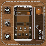 Cover Image of Baixar Leather Launcher Theme  APK