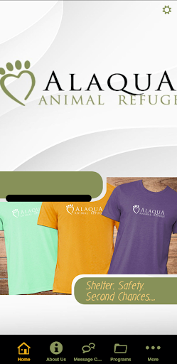 Android application Alaqua Animal Refuge screenshort