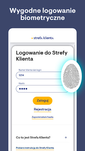 Android application Strefa Klienta Vectra screenshort