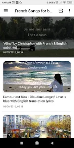 Learn french with music