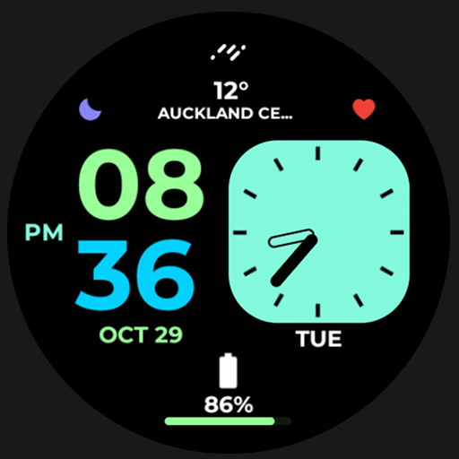 Nighty Hybrid 08 - watch face icon