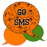 GO SMS - Halloween Swirl icon