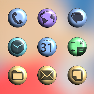 Pixly Material 3D - Icon Pack