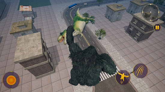 Dinosaur Kong Rampage Game 1.0 APK screenshots 8
