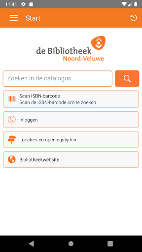 Android application Bibliotheek Noord-Veluwe screenshort