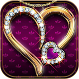 Diamond Love Theme Luxury Gold icon