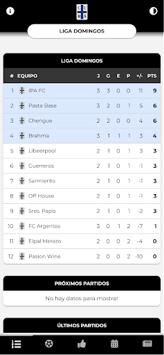 Android application CUBA Fútbol screenshort