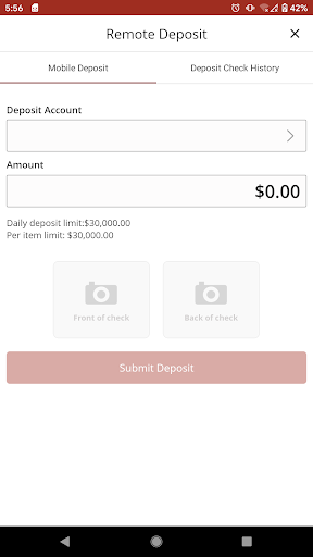 Leader Bank Digital Banking Screen 3