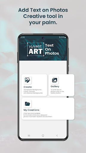 Text Art: Add Text on Photo Screen 2