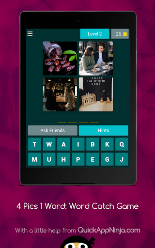 4 Pics 1 Word Word Catch Game