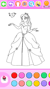 Imágen 22 Princess Coloring Book Glitter android