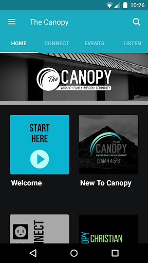 Android application The Canopy screenshort