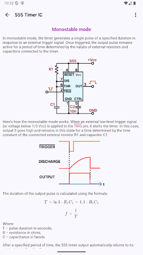 Electronic circuits calculator screenshot 12