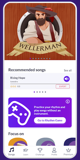 Screenshot of Saxophone Lessons - tonestro