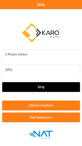 Android application Karo Metro B2B screenshort