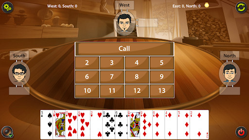 Call Bridge Card Game