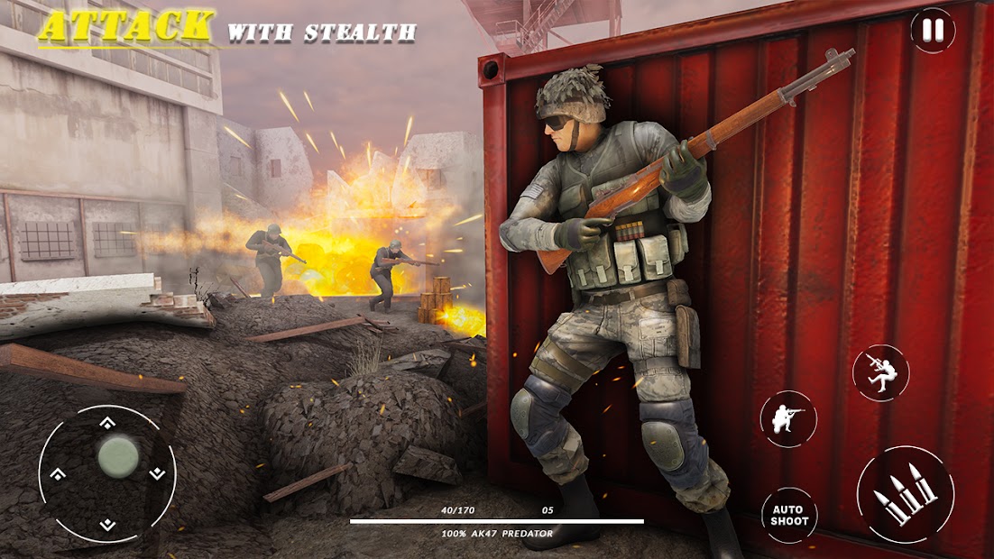 Captura de Pantalla 4 Juegos de francotiradores de la guerra mundial ww2 android