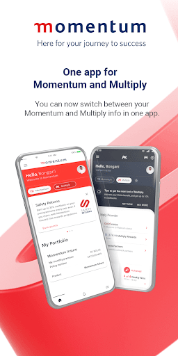Android application Momentum screenshort