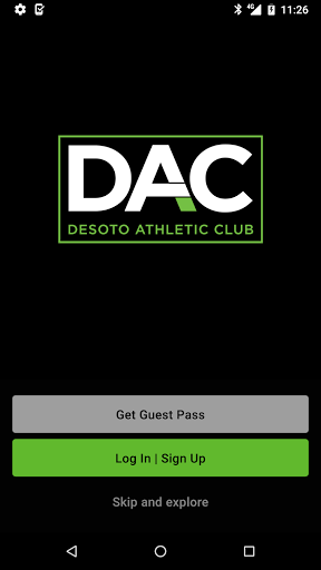 Android application DAC Fitness screenshort